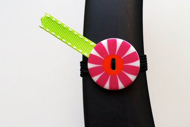 BosoBuddies - Pink/Orange Flower w/ Green Ribbon (6033A-036)