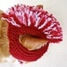 Cat Hat Costume - Red, White, and Pink Mohawk