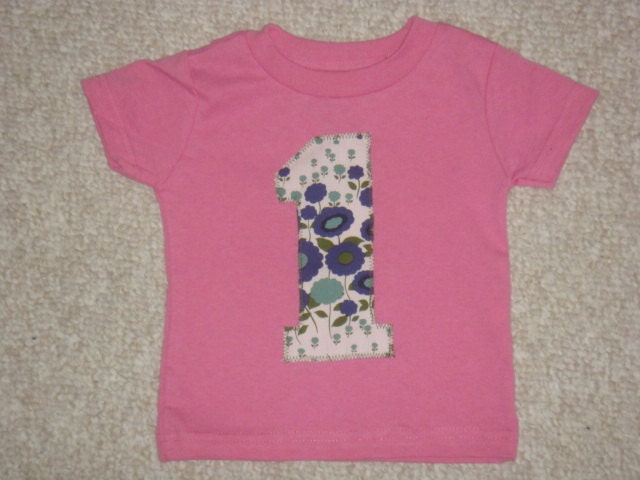 Girls Number Birthday Tee