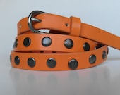 Vintage orange belt