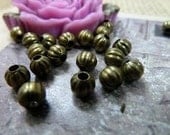 200pcs 5 mm The Beads Antique Bronze Retro Pendant  Charm Pendants For Jewelry Pendant C1239