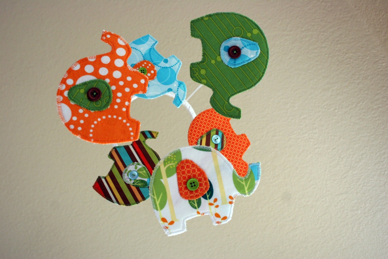 Baby Crib Mobile - Elephant Nursery Mobile