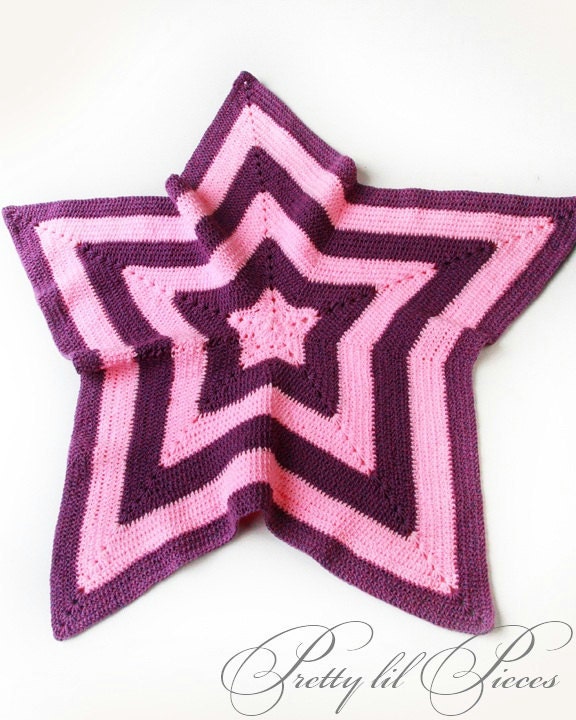 Custom order star baby afghan in your choice of colors