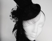 Victorian Ladies Mini Tea Top Hat Burlesque Fascinato