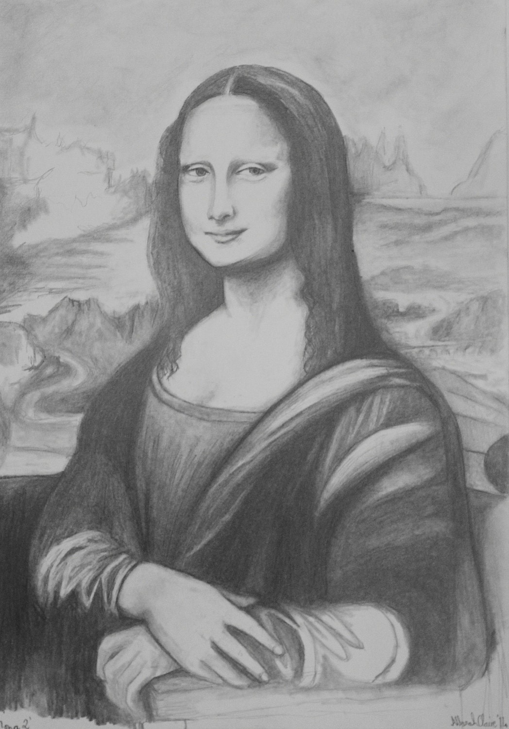 Sketch Mona Lisa