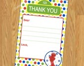 Sesame Street Thank You Cards