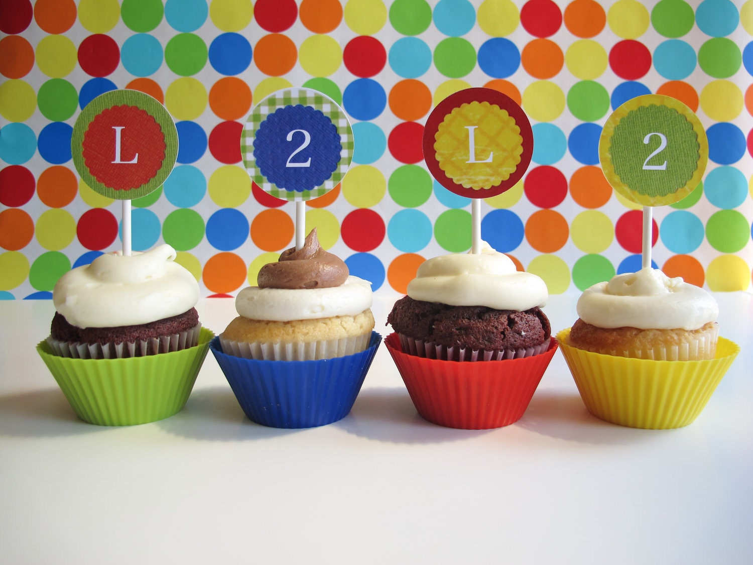 CUSTOMIZED Sesame Street Cupcake Toppers, PDF