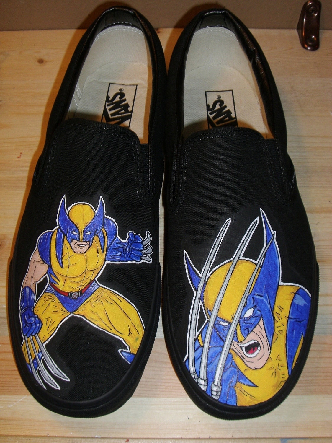 Handpainted X-Men Wolverine Shoes
