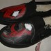 Handpainted Spider-Man vs Venom  Shoes Vans