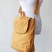 SALE up to 20% -Fortuner Backpack Convertible in Mustard (Water Resistant) Shoulder / Satchel / Rucksack / Messenger / Tote / Wallet