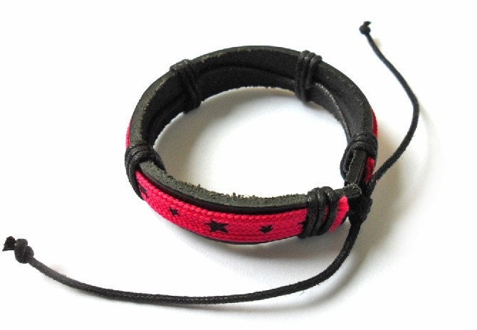 jewelry bangle bracelet women bracelet Leather bracelet and Cotton Rope bracelet Woven Bracelets cuff SH-0238