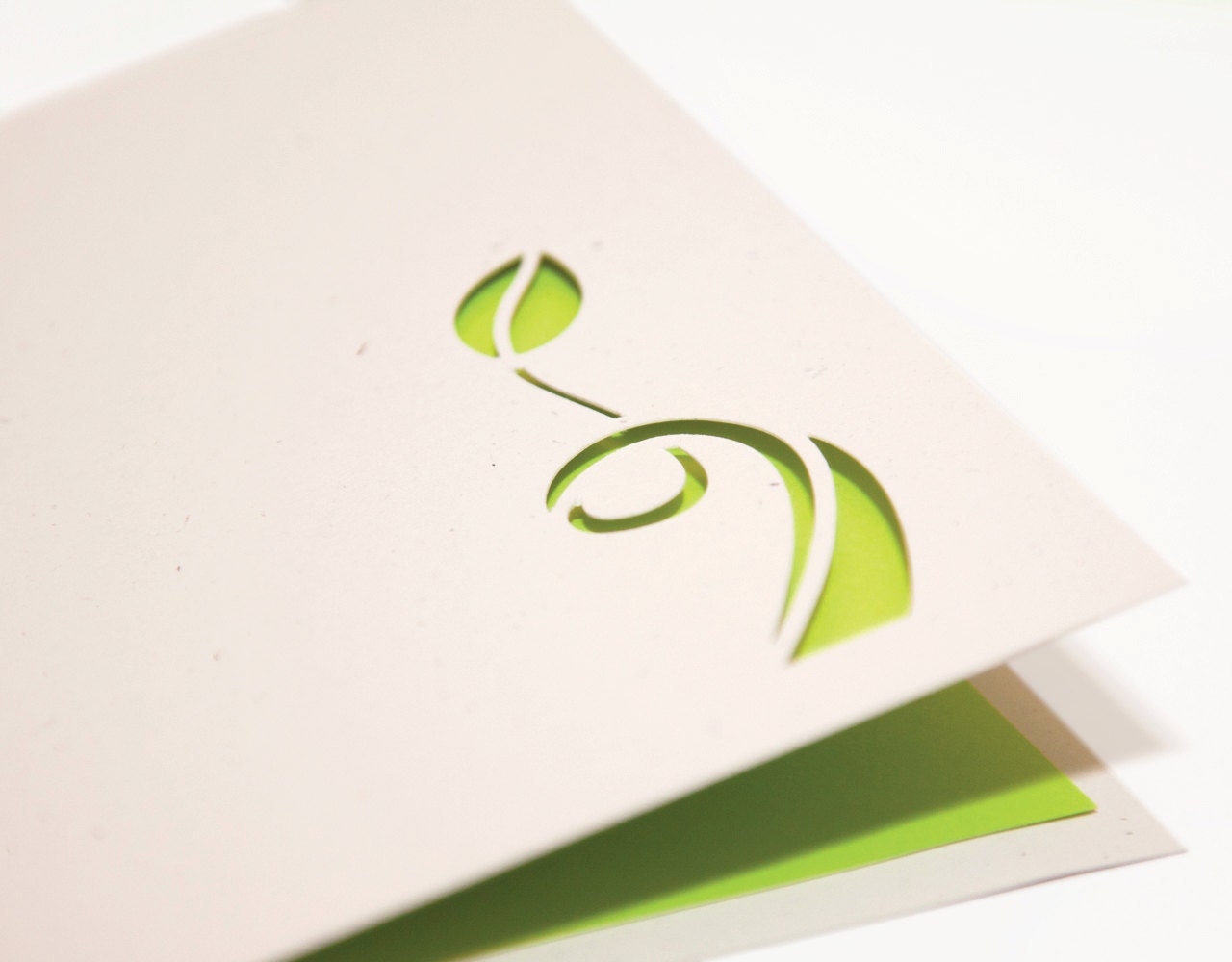 Sprout Cut Paper Note Set of Four