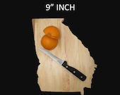 9" Georgia State Shaped Cutting Board
