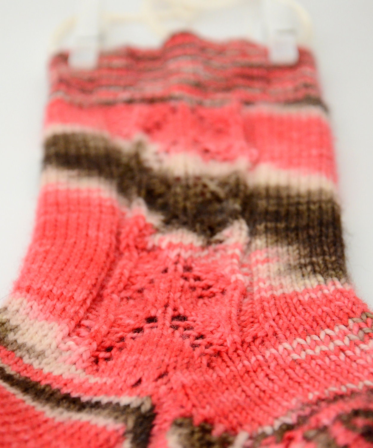 Hand Dyed Yarn Kit- Rychlost Sock Kit with Pattern and Classic Sock Yarn in Chocolate Cherry- Preorder.
