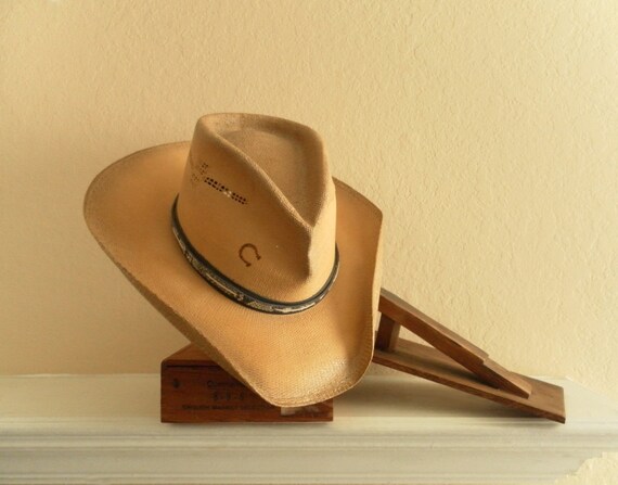 Charlie 1 Horse Western Straw Unisex Cowboy Hat Size 7 3/8