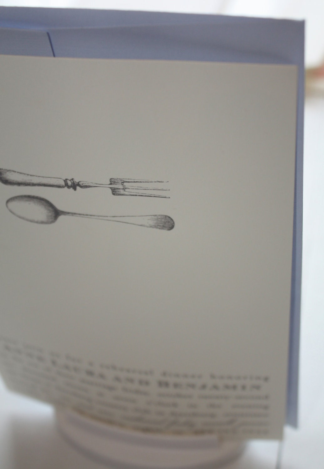 Modern Fork and Spoon Rehearsal Dinner or Dinner Party Invitation