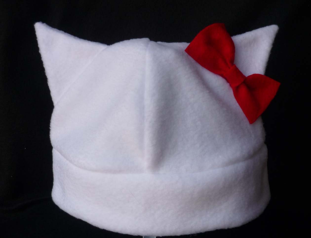 SALE - Inspired by Hello Kitty fleece hat