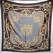 Vintage Scarf Equestrian by Totes Gray Black Large Shawl
