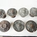 7 Victorian Brass Ornate Drawer Cabinet Knob Pulls Handles