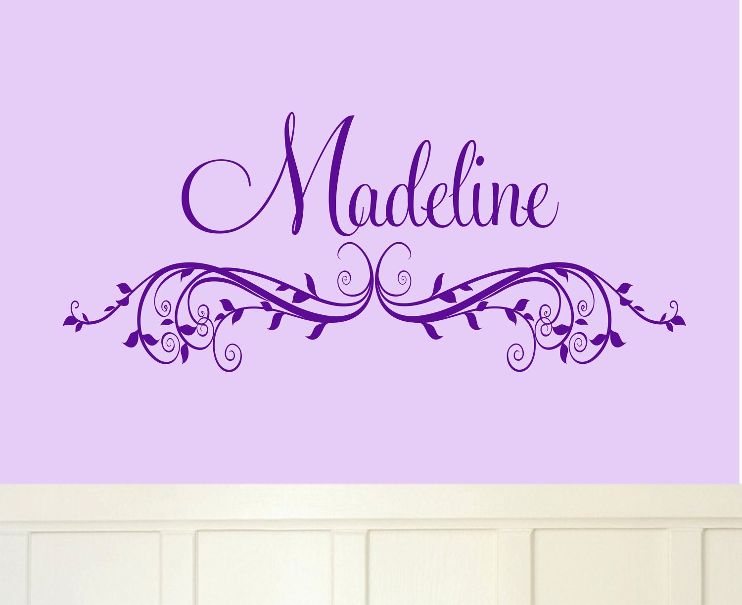 Baby Girl Wall Decal Nursery Name Wall Sticker Decor
