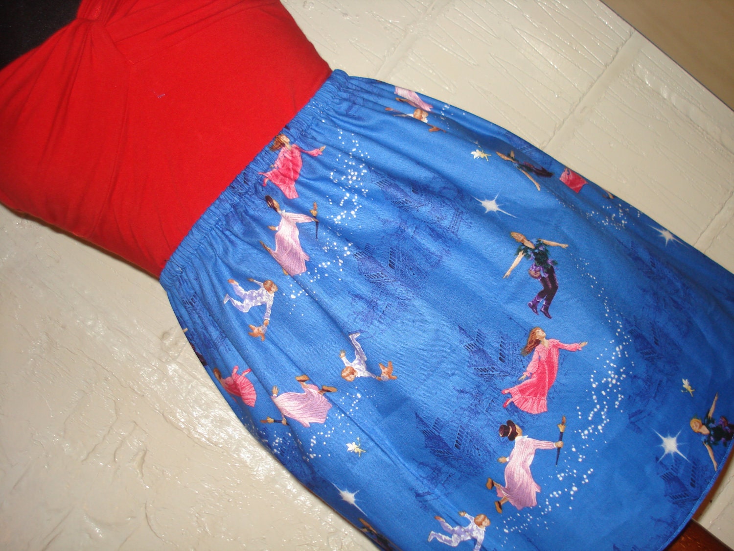 Disney Peter Pan Mini Skirt  -  High Waisted Ladies Skirt - Handmade & Ready to ship