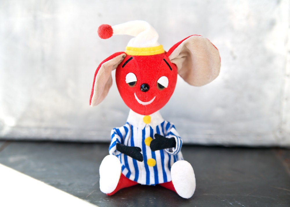 Vintage Toy Mouse Kitsch 1960's Dream Pets