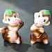 Vintage Salt and Pepper Shakers - Monkey Figurines