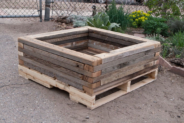 Custom Planters made from Reclaimed Materials ----- CustomByRushton