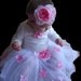 1st birthday outfit- 1st birthday dress- birthday tutu- 3 piece set Girls Baby