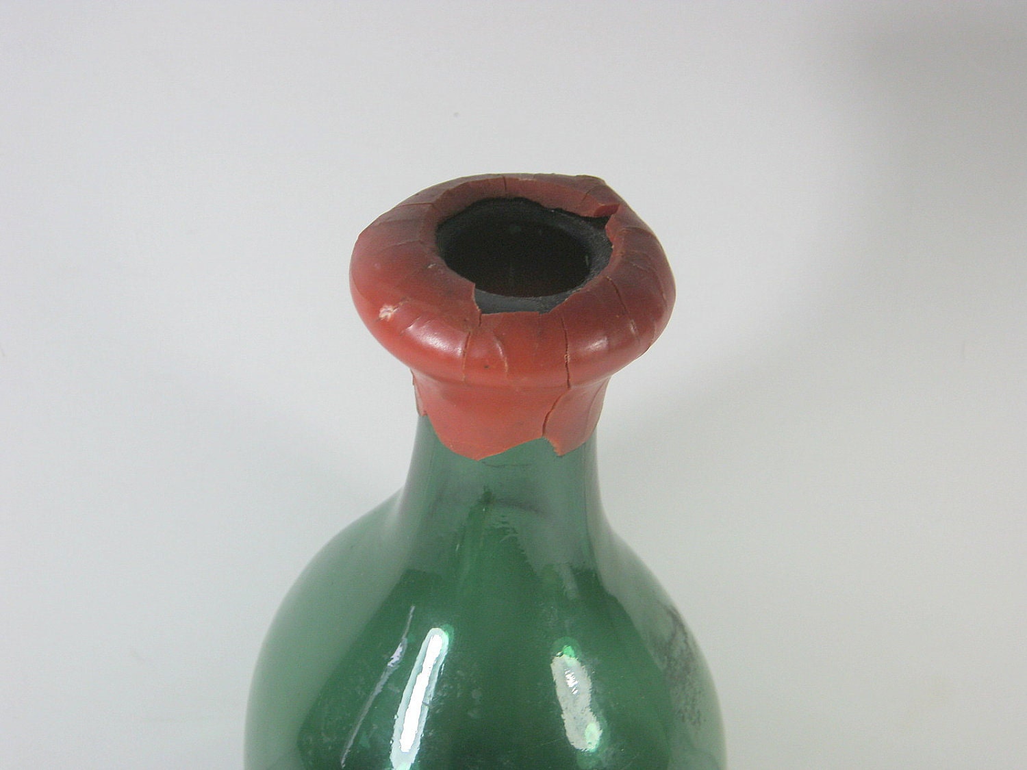 Vintage Wine Demijohn Green Glass Winemaking Wine