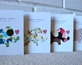 elephant shoes note card