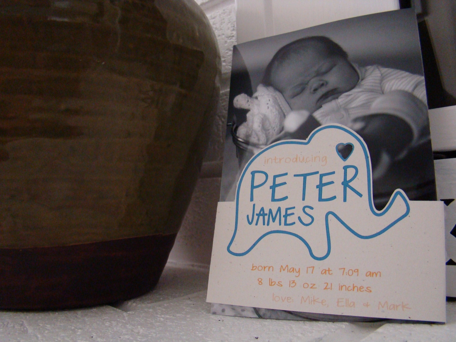 ellie slide birth announcement