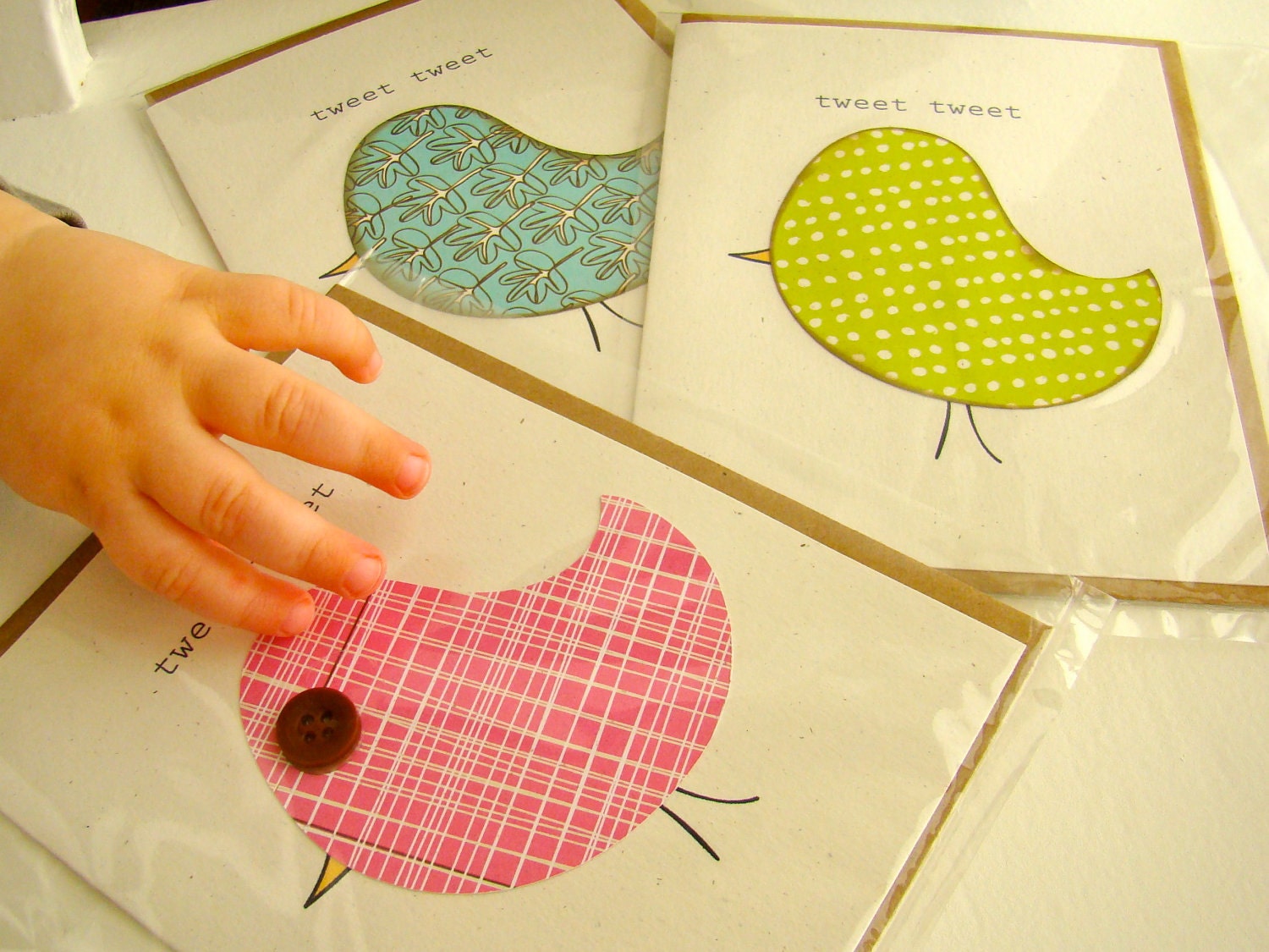 tweet tweet note cards