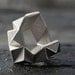 KINETIC - Sterling silver faceted modern 3D printed ring