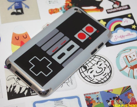 Classic NES controller iPod Touch Decal Skin