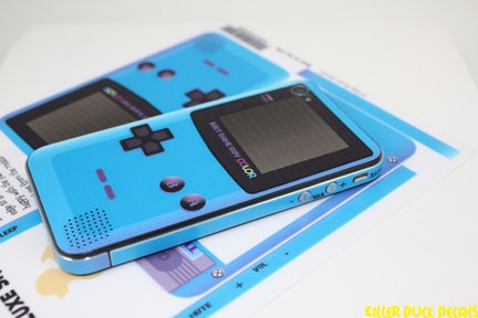 Deluxe Edition Game Guy Color Blue iPhone 4s / Verizon 4  Decal Skin