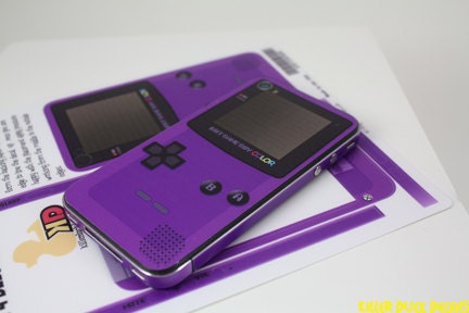 Deluxe Edition Game Guy Color Purple iPhone 4s / Verizon 4  Decal Skin