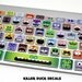 Little Monsters Macbook Keyboard Skin