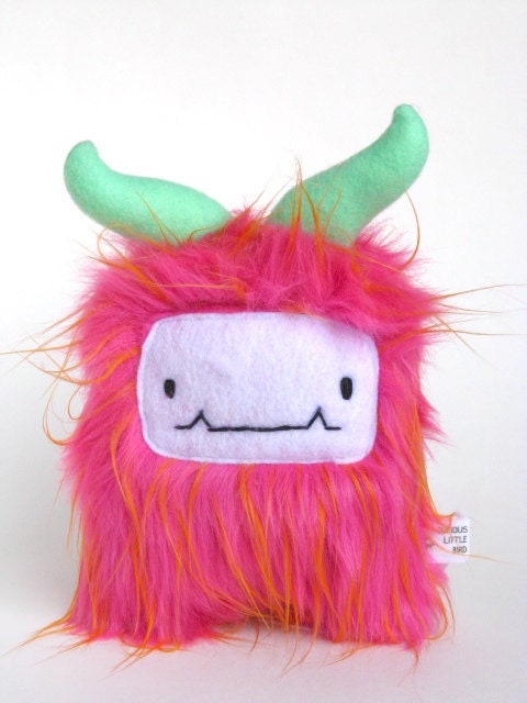 Plush Monster: Berry Pink