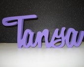 Large Chunky Personalised Childrens Name / Word Plaque - Choice Of Colours - 5/6LETTERS