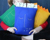 Huggable Blockheads Pillow Pattern PDF