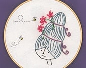 Betty's Beehive Embroidery Pattern PDF