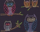 Night Owls Embroidery Pattern PDF