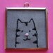 Embroidered Cats - PDF pattern
