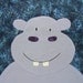 Happy Hippo Applique Pattern