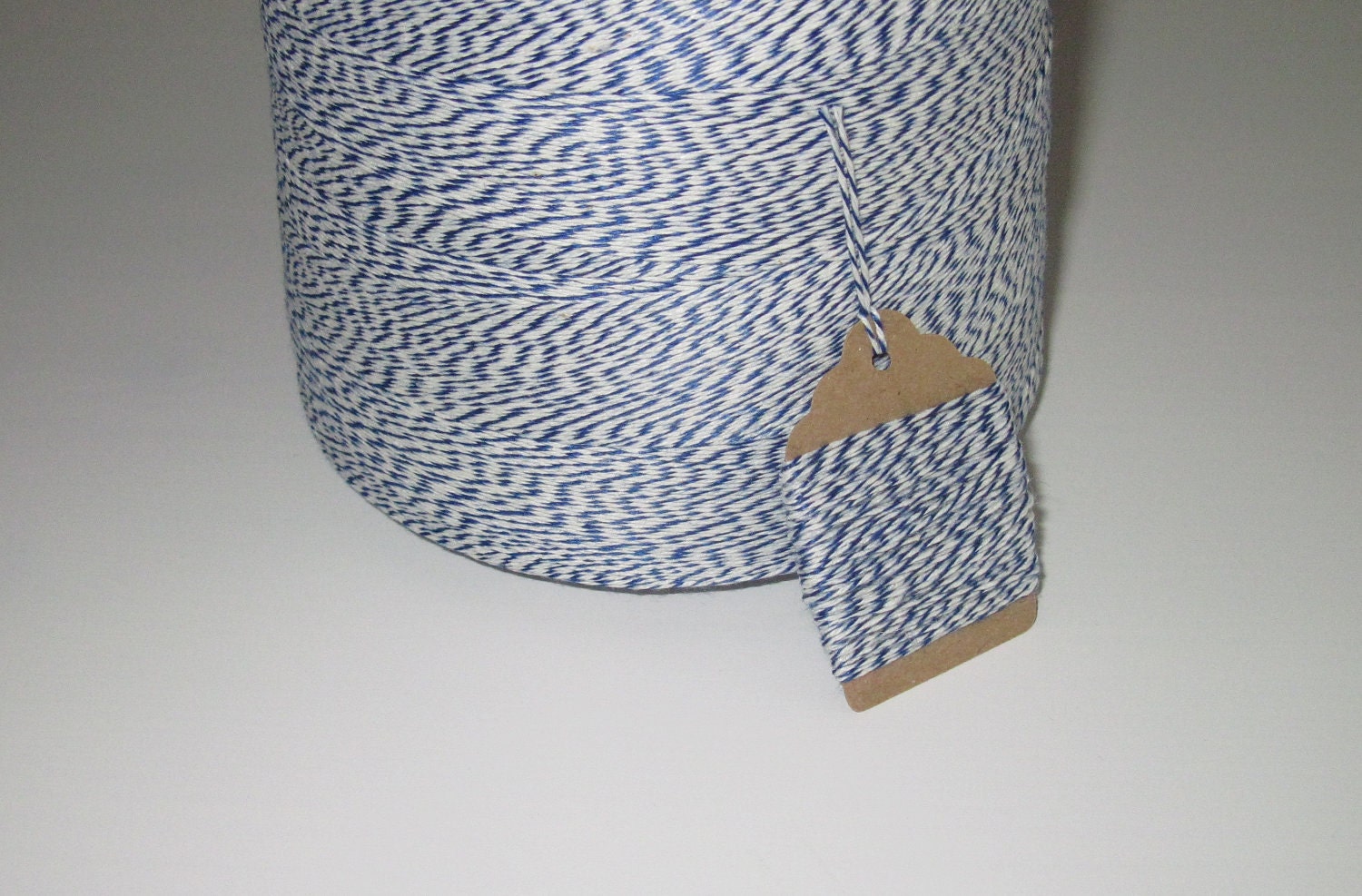 50 Yards of Dark Blue and White Baker's Twine