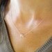 Little rose gold tangle ball necklace - simple rose gold necklace