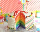 PRINTABLE Party Circles 1- The Somewhere Over the Rainbow/ Art Party Collection