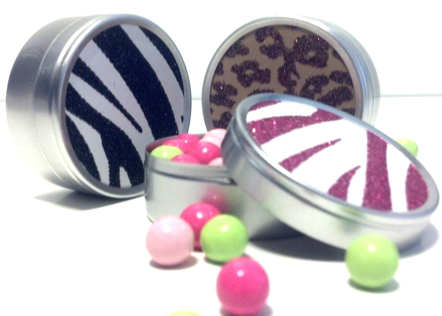 Glitter Animal Print Favor Tin Il_170x135
