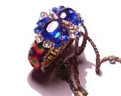 SS2012 Vintage Rhinestone Friendship Bracelet - BOHO LUST Series - Number 10 (reserved)